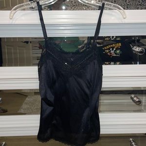 VINTAGE BLACK LACE TOP
